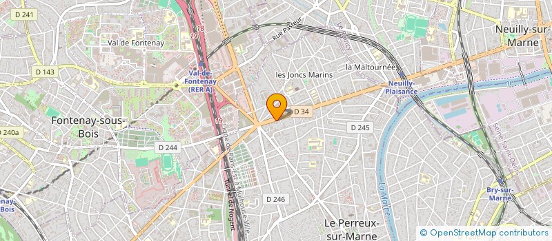 localisation de l'entreprise MADAME SONIA ALLARD  LE PERREUX-SUR-MARNE