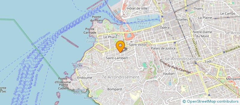 localisation de l'entreprise MADAME SONIA ALLOUANE à MARSEILLE