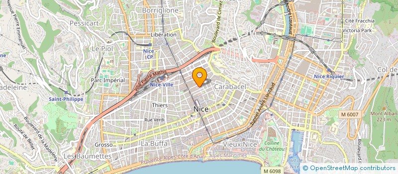 localisation de l'entreprise MADAME SONIA ALONZO à NICE