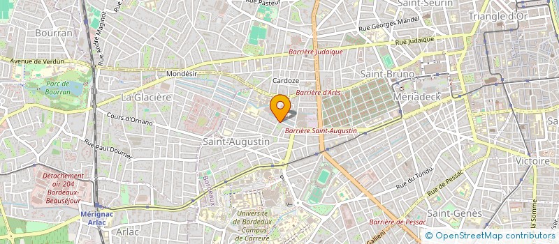 localisation de l'entreprise MADAME SONIA ALRIQ  BORDEAUX