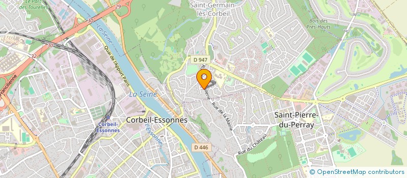 localisation de l'entreprise MADAME SONIA ALVES AGUIAR VAZ  SAINT-GERMAIN-LES-CORBEIL