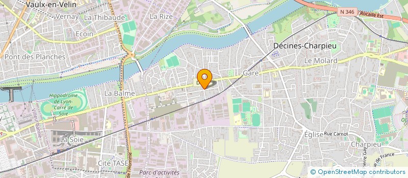 localisation de l'entreprise MADAME SONIA AMRANI  DECINES-CHARPIEU