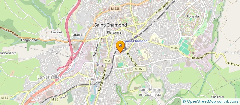 localisation de l'entreprise MADAME SONIA ANDRE  SAINT-CHAMOND