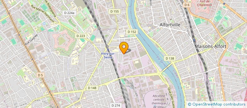 localisation de l'entreprise MADAME SONIA AOUDJEHANE  VITRY-SUR-SEINE