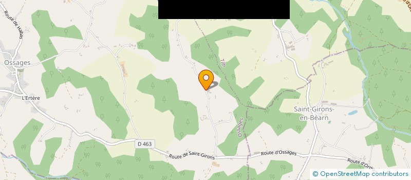localisation de l'entreprise MADAME SONIA ARARI  OSSAGES