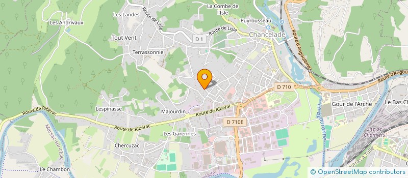 localisation de l'entreprise MADAME SONIA AZRI  CHANCELADE