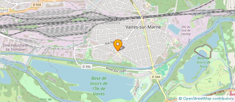 localisation de l'entreprise MADAME SONIA BACOUCHE  VAIRES-SUR-MARNE