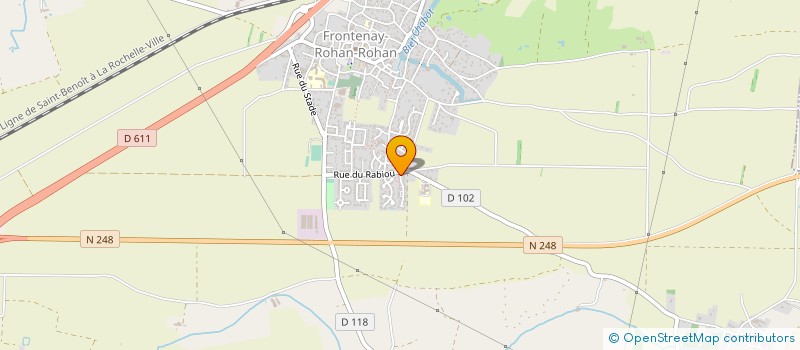 localisation de l'entreprise MADAME SONIA BAILLARGEAU  FRONTENAY-ROHAN-ROHAN