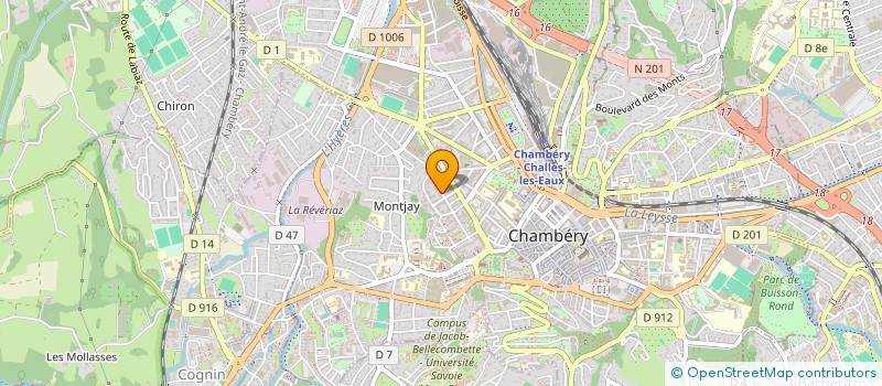 localisation de l'entreprise MADAME SONIA BALTI  CHAMBERY