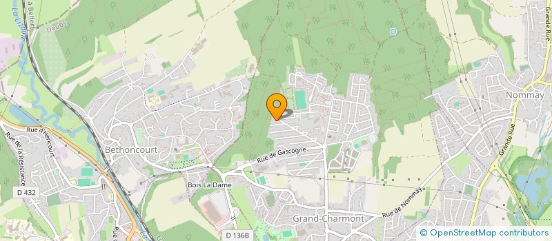 localisation de l'entreprise MADAME SONIA BARAKET  GRAND-CHARMONT