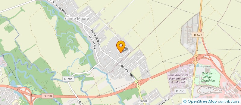 localisation de l'entreprise MADAME SONIA BARANOWSKI  SAINTE-MAURE