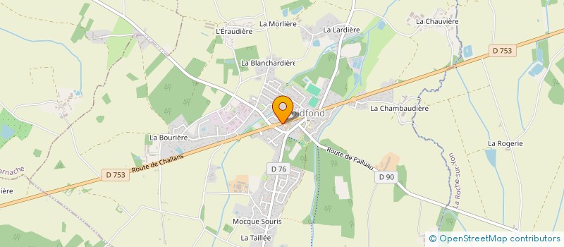 localisation de l'entreprise MADAME SONIA BARDON  FROIDFOND