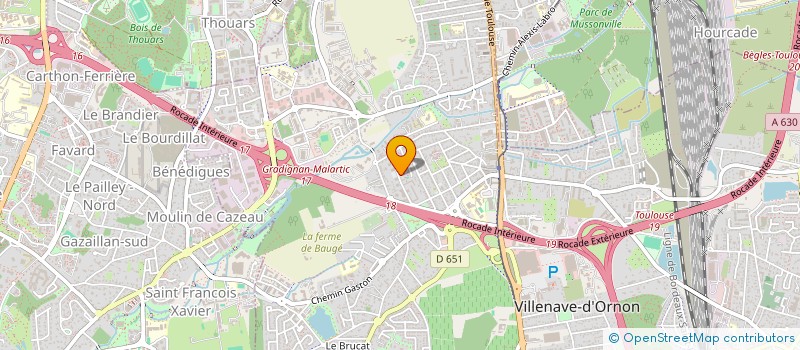 localisation de l'entreprise MADAME SONIA BARKAT  VILLENAVE D ORNON