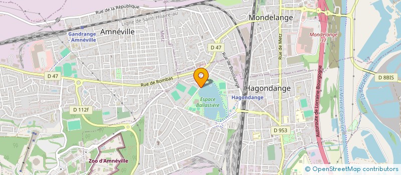 localisation de l'entreprise MADAME SONIA BAUDIN  HAGONDANGE