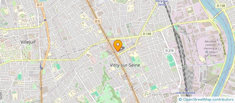 localisation de l'entreprise MADAME SONIA BECHAOUCH à VITRY-SUR-SEINE