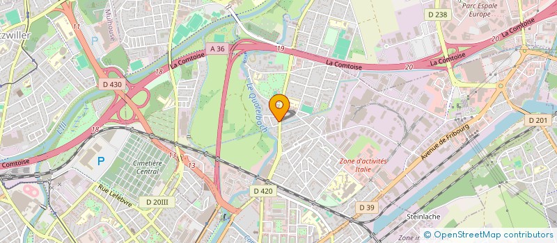 localisation de l'entreprise MADAME SONIA BELBOULI  ILLZACH