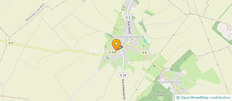 localisation de l'entreprise MADAME SONIA BELVERGE  FONCQUEVILLERS