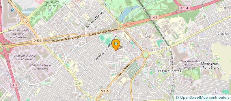 localisation de l'entreprise MADAME SONIA BEN ABDALLAH à AULNAY-SOUS-BOIS