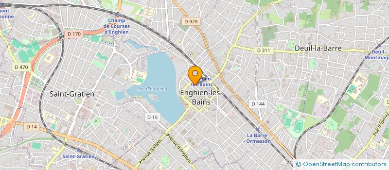 localisation de l'entreprise MADAME SONIA BEN MANSOUR  ENGHIEN-LES-BAINS