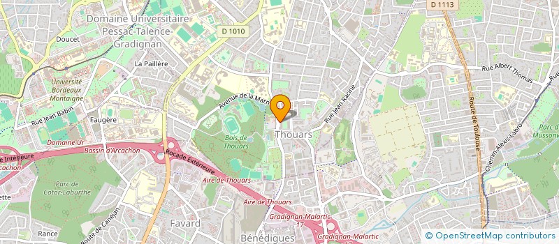 localisation de l'entreprise MADAME SONIA BENABDELGHAFFAR à TALENCE