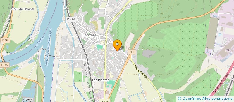 localisation de l'entreprise MADAME SONIA BENGUESMIA  DONZERE