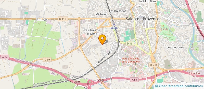 localisation de l'entreprise MADAME SONIA BENNOUIOUA à SALON-DE-PROVENCE