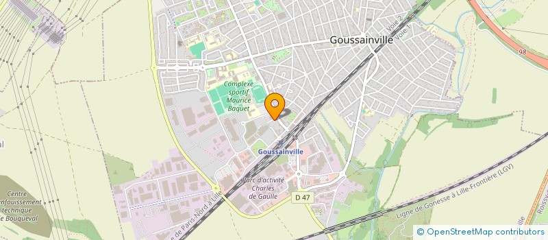 localisation de l'entreprise MADAME SONIA BENRAMDANE à GOUSSAINVILLE