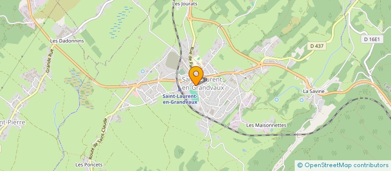 localisation de l'entreprise MADAME SONIA BENYAHIA  SAINT-LAURENT-EN-GRANDVAUX