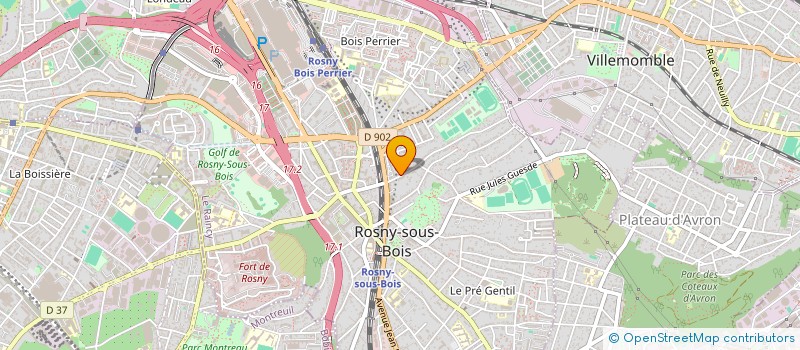 localisation de l'entreprise MADAME SONIA BERCHOUCHE à ROSNY-SOUS-BOIS