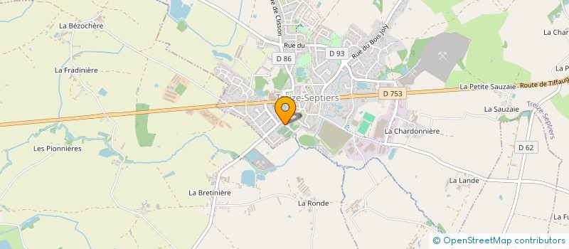 localisation de l'entreprise MADAME SONIA BERGER  TREIZE-SEPTIERS