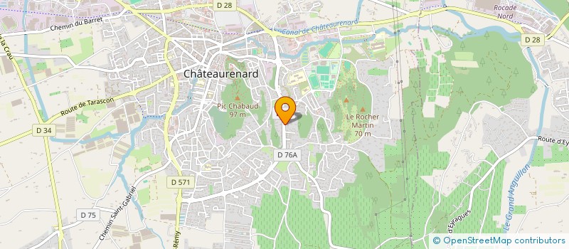 localisation de l'entreprise MADAME SONIA BERNIERE  CHATEAURENARD