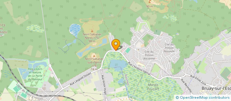 localisation de l'entreprise MADAME SONIA BERTIN  RAISMES