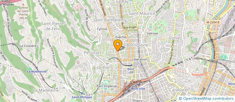 localisation de l'entreprise MADAME SONIA BERTOLINI à NICE
