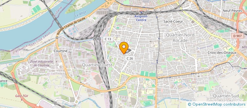 localisation de l'entreprise MADAME SONIA BESSON  AVIGNON