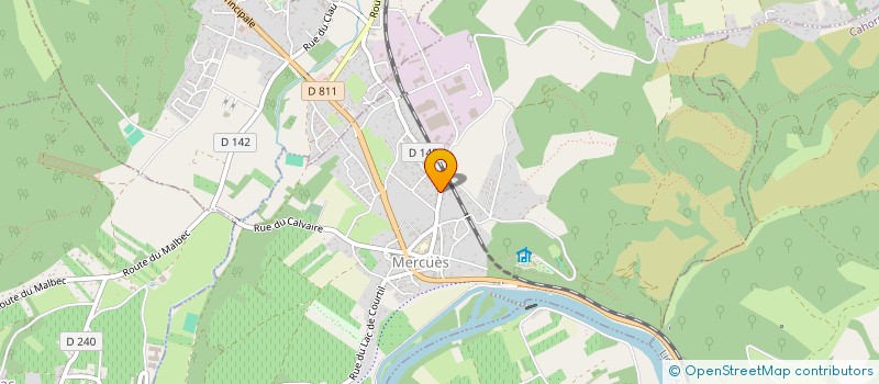 localisation de l'entreprise MADAME SONIA BEURION  MERCUES