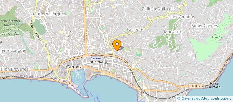 localisation de l'entreprise MADAME SONIA BEZON à CANNES