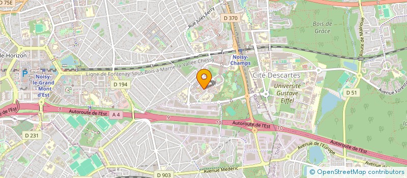 localisation de l'entreprise MADAME SONIA BLANC  NOISY-LE-GRAND