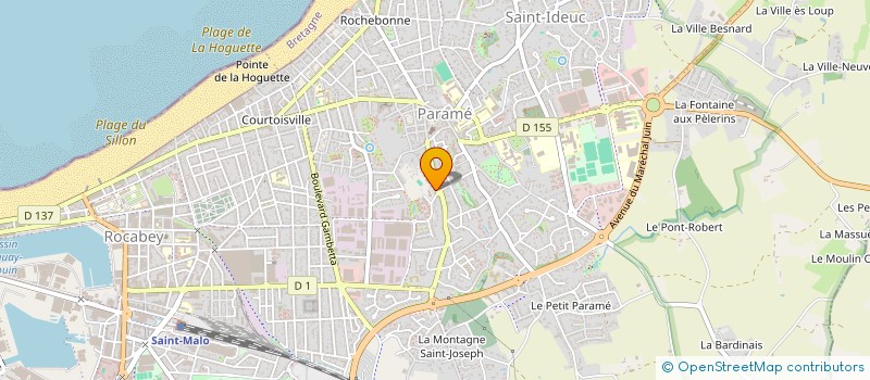 localisation de l'entreprise MADAME SONIA BLANDIN à SAINT-MALO