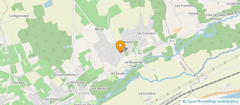 localisation de l'entreprise MADAME SONIA BLANDIN  CANGEY