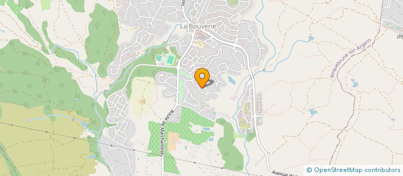 localisation de l'entreprise MADAME SONIA BONALD à ROQUEBRUNE-SUR-ARGENS