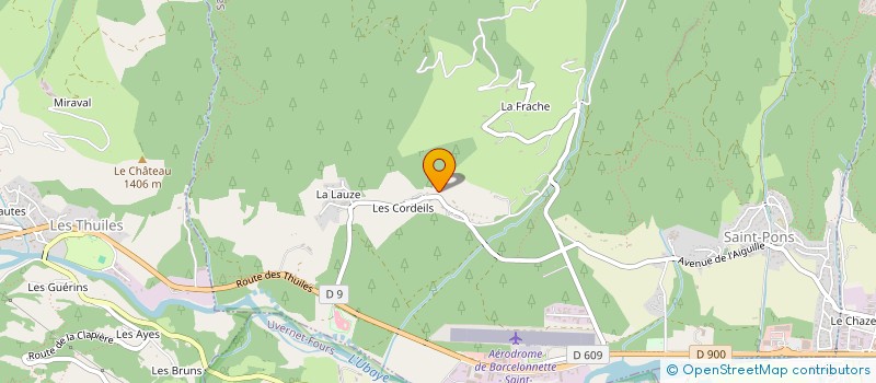 localisation de l'entreprise MADAME SONIA BONKOWSKI  SAINT-PONS