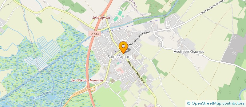 localisation de l'entreprise MADAME SONIA BONNASSIOLLE  SAINT-AGNANT