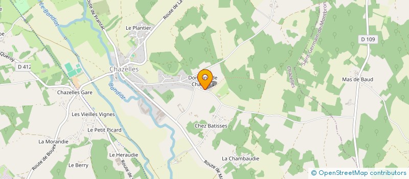 localisation de l'entreprise MADAME SONIA BONNEFONT à CHAZELLES