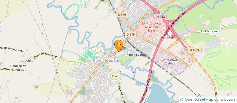 localisation de l'entreprise MADAME SONIA BONTEMPS  PONT L'EVEQUE