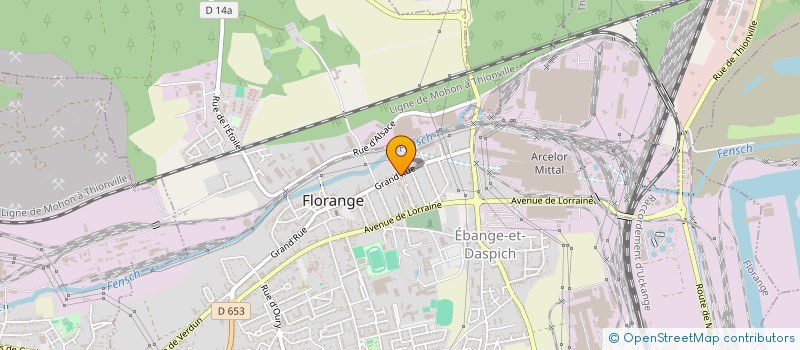 localisation de l'entreprise MADAME SONIA BOUAZIZ  FLORANGE