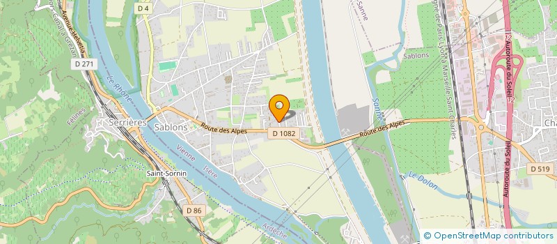 localisation de l'entreprise MADAME SONIA BOUCHFAR  SABLONS