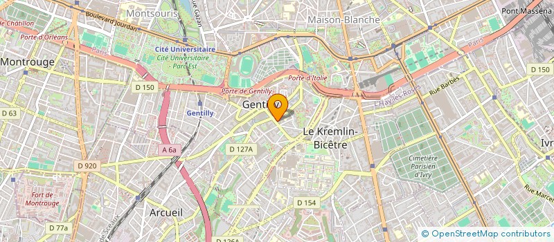 localisation de l'entreprise MADAME SONIA BOUDEN à GENTILLY