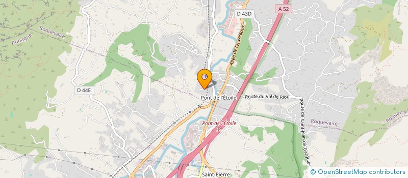 localisation de l'entreprise MADAME SONIA BOUKLI-HACENE  ROQUEVAIRE