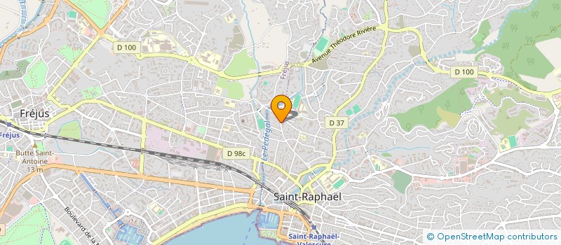 localisation de l'entreprise MADAME SONIA BOUNECHADA  SAINT-RAPHAEL