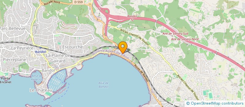 localisation de l'entreprise MADAME SONIA BOUNOUR à SANARY-SUR-MER